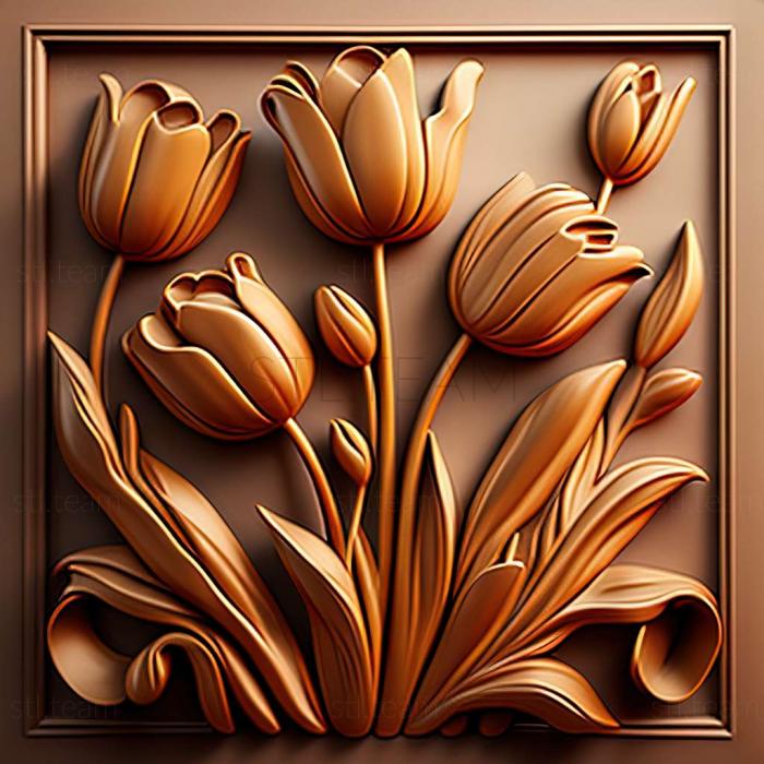 Pattern Tulips
